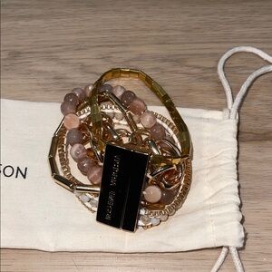 Victoria Emerson Gold and Rose Bracelet